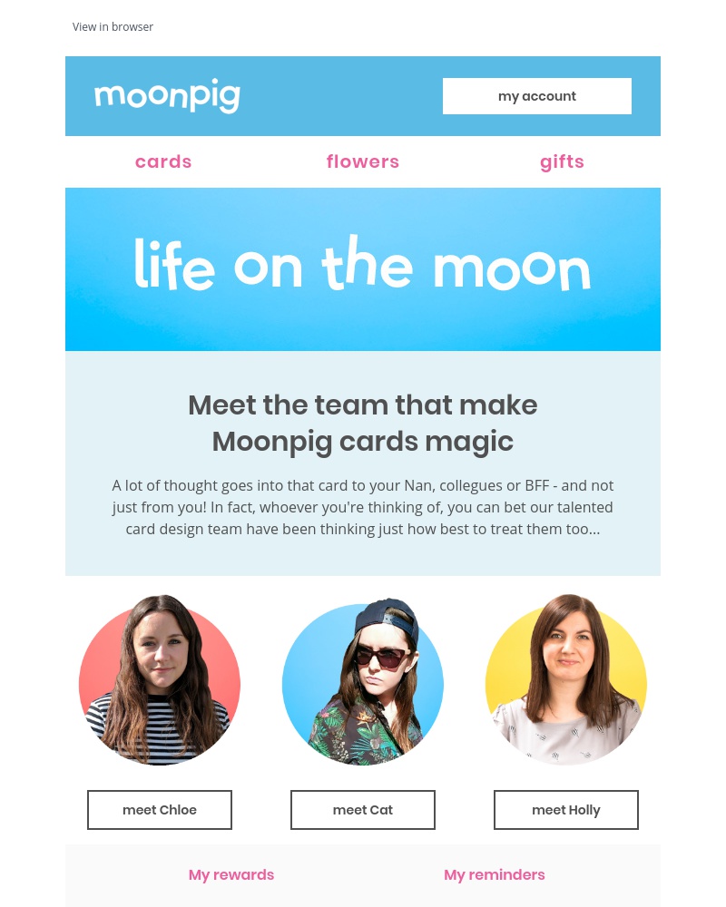 Moonpig - Moonpig magicmakers...