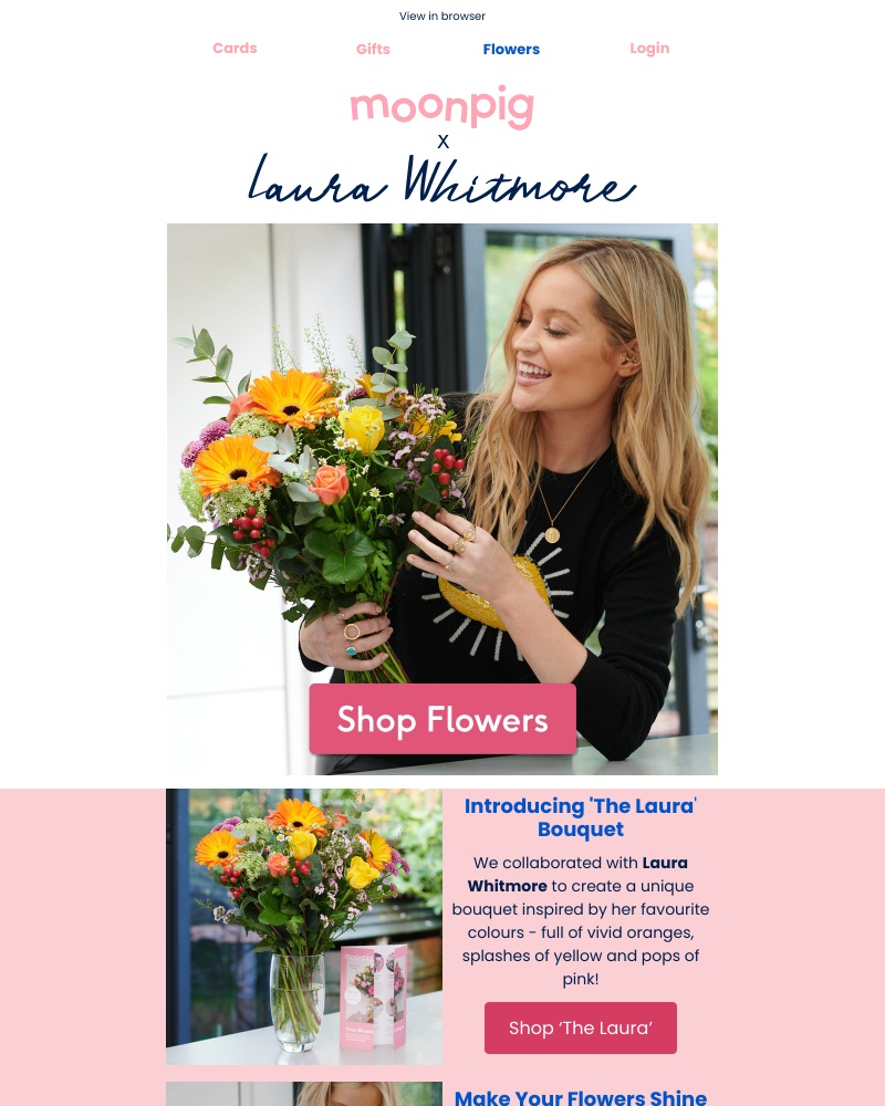 Moonpig - Moonpig X Laura Whitmore 🌸🐽