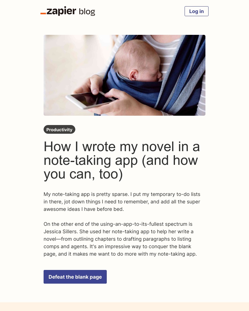 Zapier - More than a note-taking app