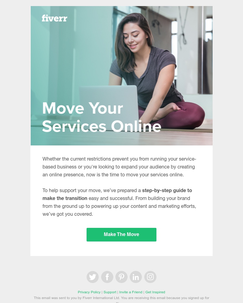 Fiverr - Move your services online with the help of this step-by-step guide