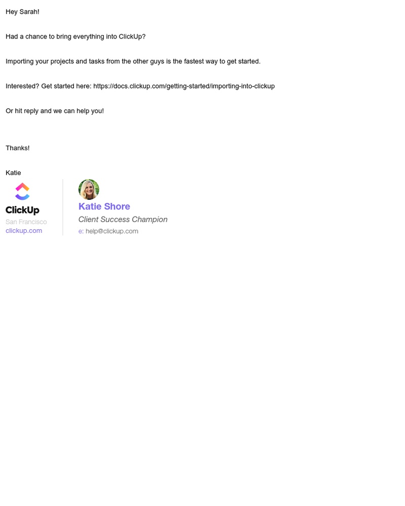 ClickUp - Moved yet?