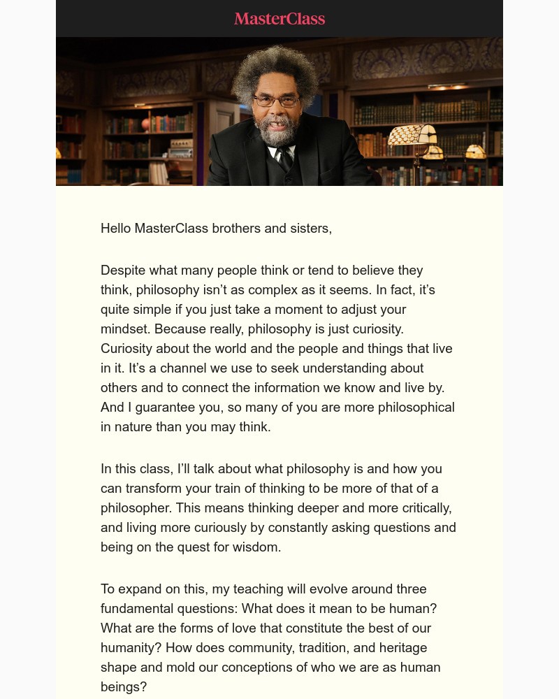  - My class on philosophy is here