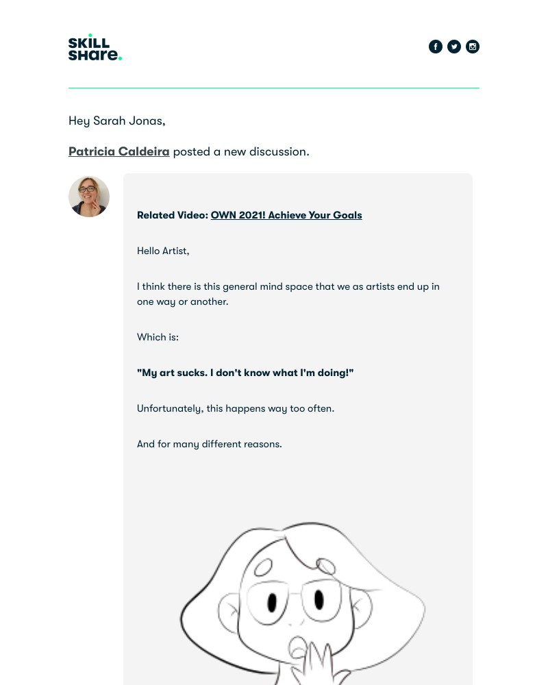 Skillshare - "My Drawing Sucks!"