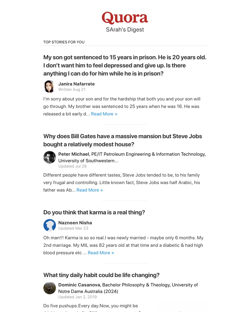 Quora - My son got sentenced to 15 years in prison. He is 20 years old. I don’t want him to f...?