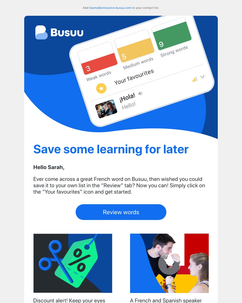 Busuu - Nearly late-November? 😲  Time for our monthly update