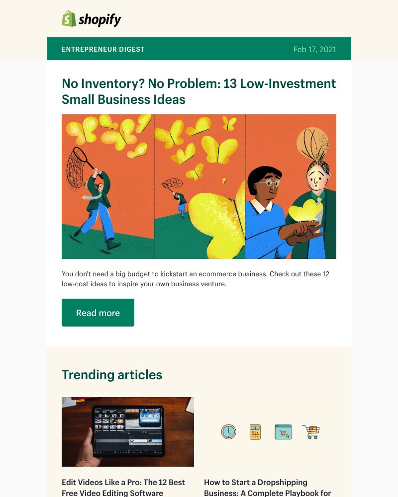 Shopify - Need a business idea?
