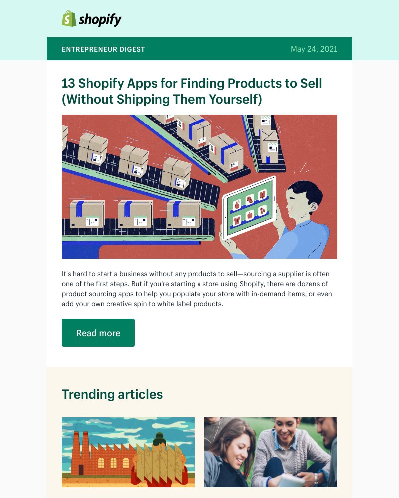 Shopify - Need a product? Try these free tools