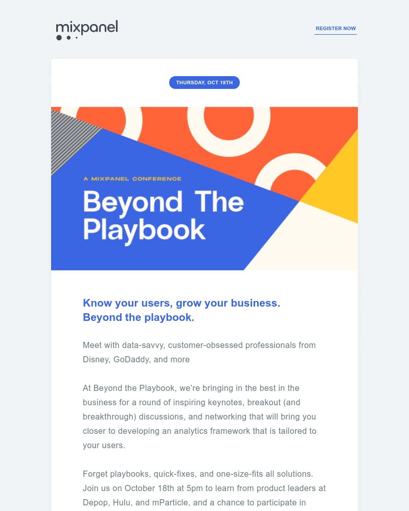 Mixpanel - Need advice on your customer data strategy? Ask the experts at Beyond the Playbook