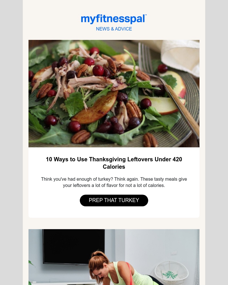 MyFitnessPal - Need Thanksgiving leftover ideas? 🦃
