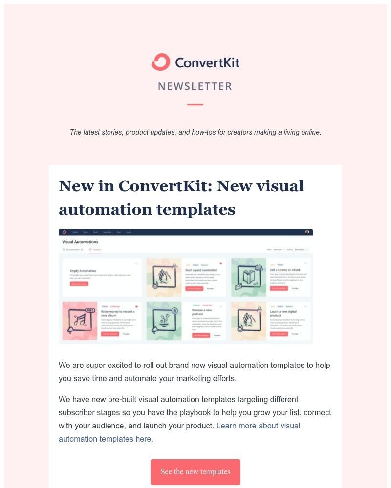 ConvertKit - [New] 19 Funnel templates to help you grow, connect & earn