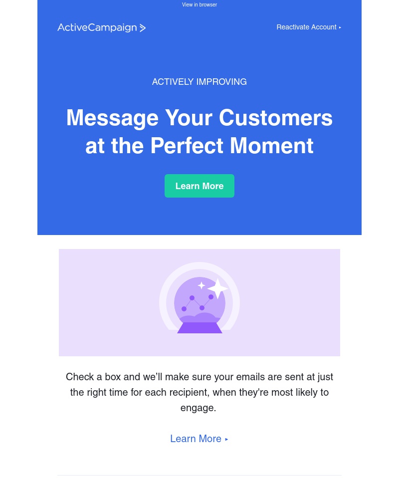  - NEW: Eliminate Guesswork with Predictive Sending