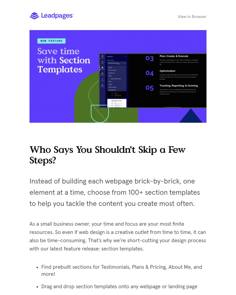 Onboarding on Leadpages video screenshot