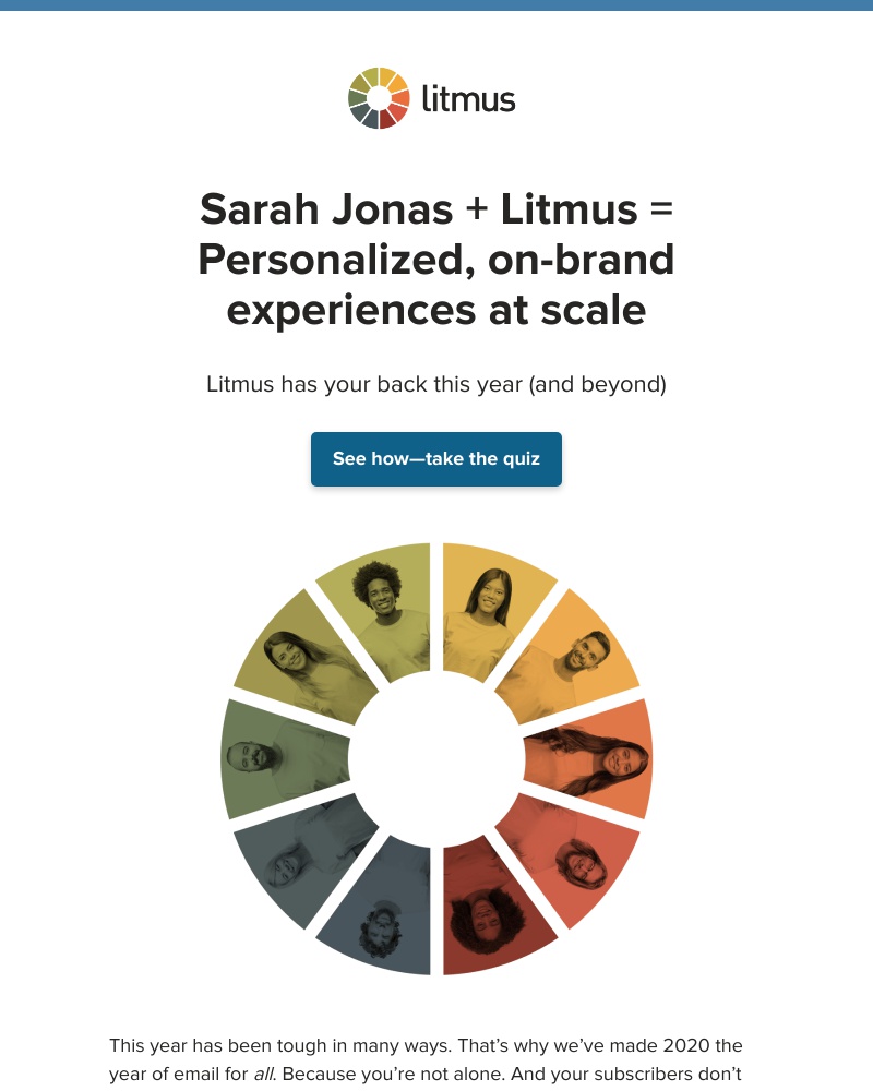 Litmus - New for Sarah (free trial included!)