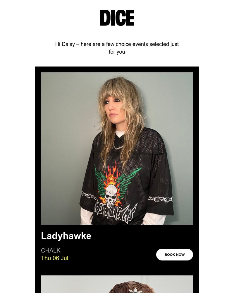 DICE - New for you: Ladyhawke, GLOK  and Karl Blau and Country Gravel