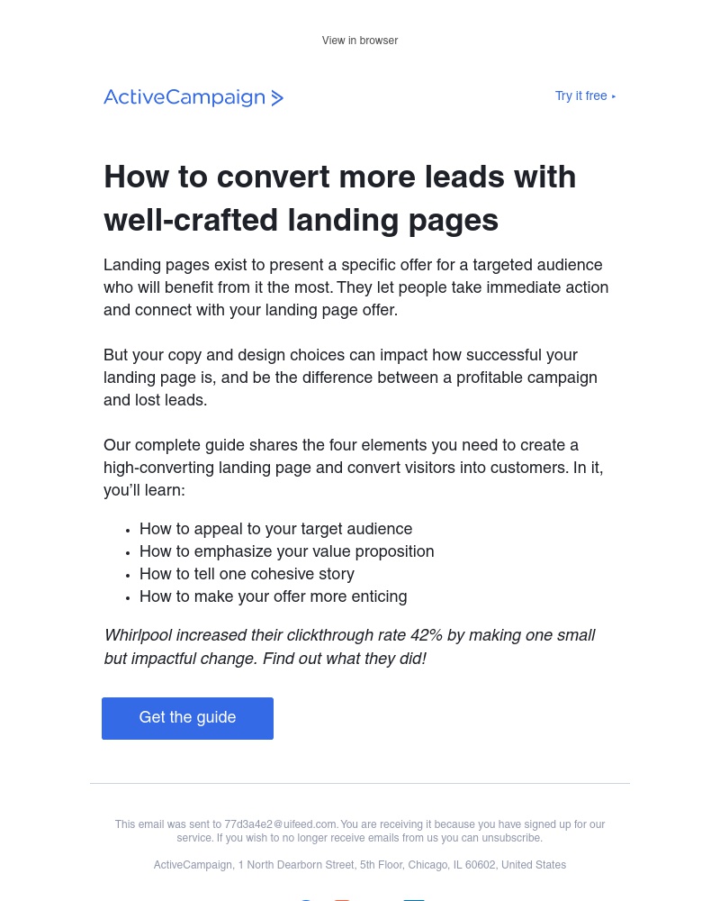  - [New Guide Alert] 4 things you can do to build better landing pages