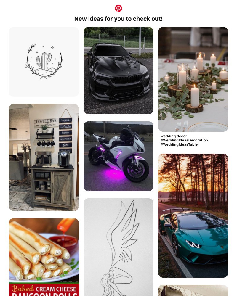 Pinterest - New ideas are ready for you