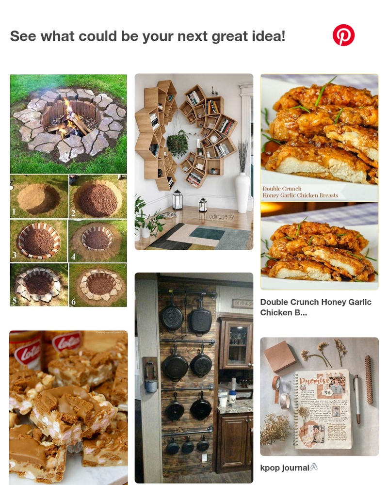 Pinterest - New ideas are ready for you
