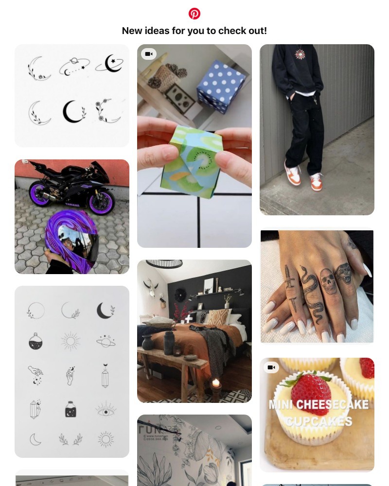 Pinterest - New ideas are ready for you