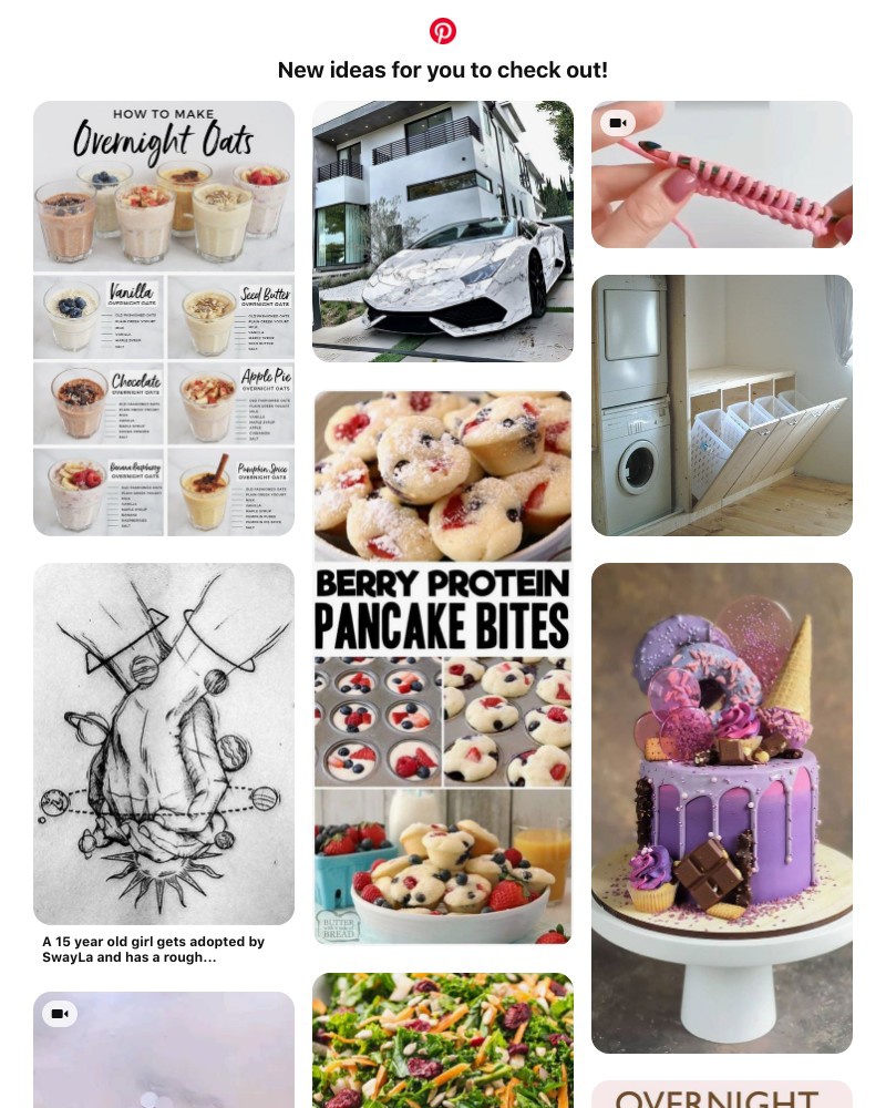 Pinterest - New ideas are ready for you
