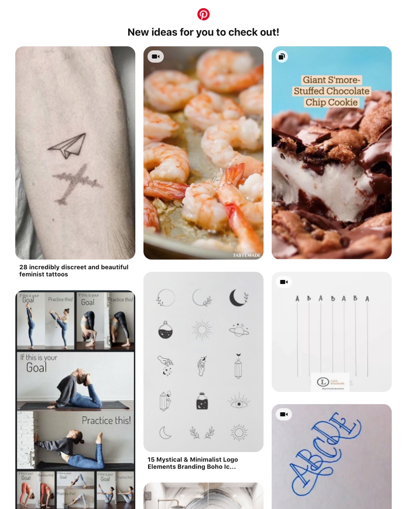 Pinterest - 📌 New ideas are ready for you