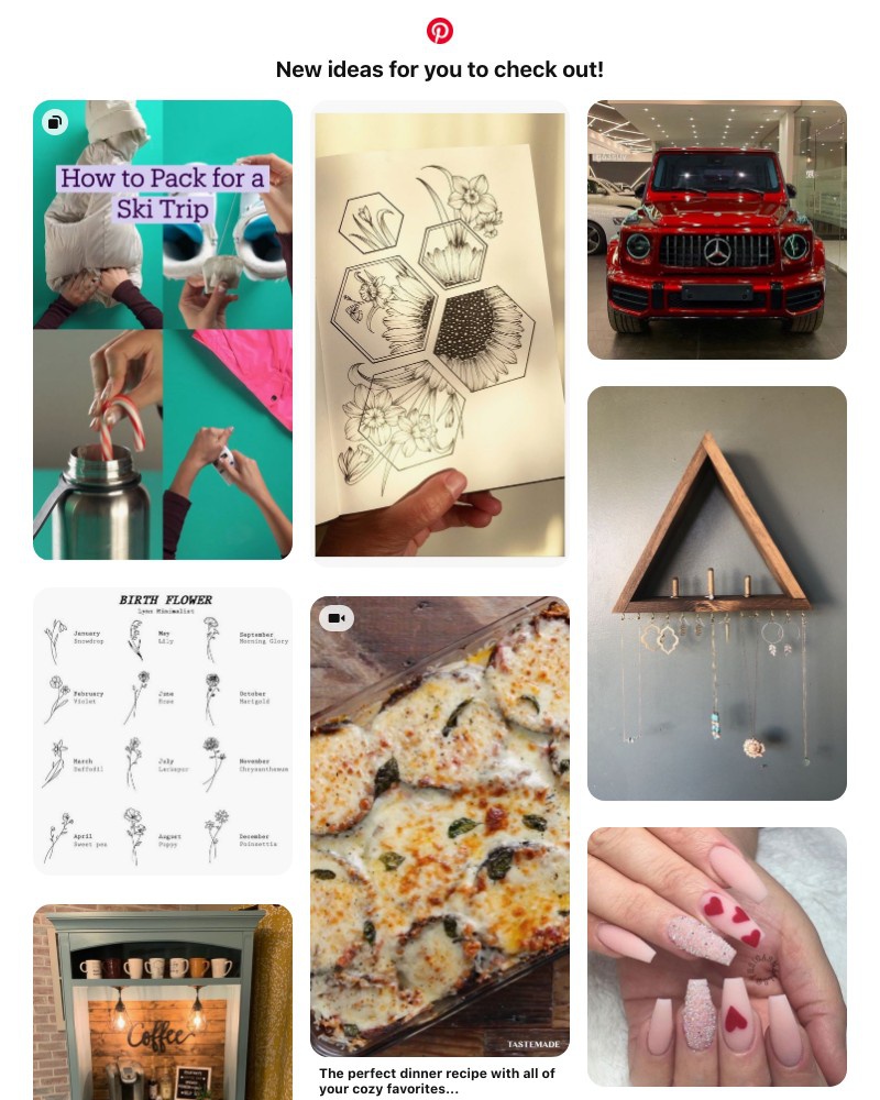 Pinterest - 📌 New ideas are ready for you