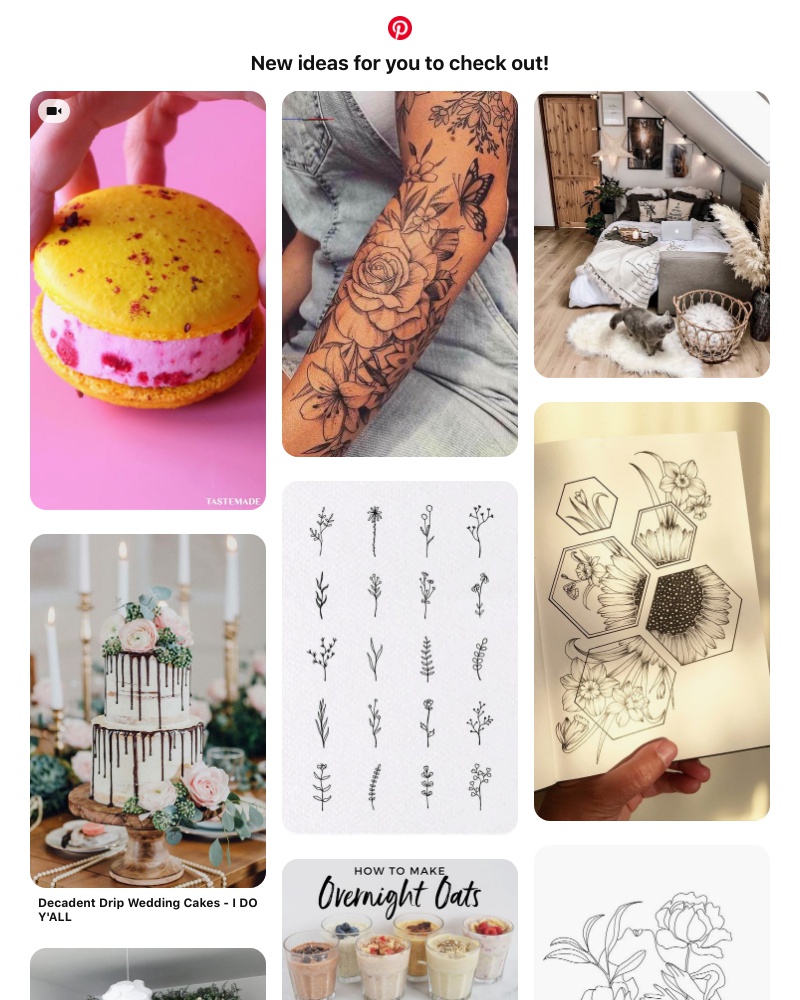 Pinterest - New ideas are ready for you