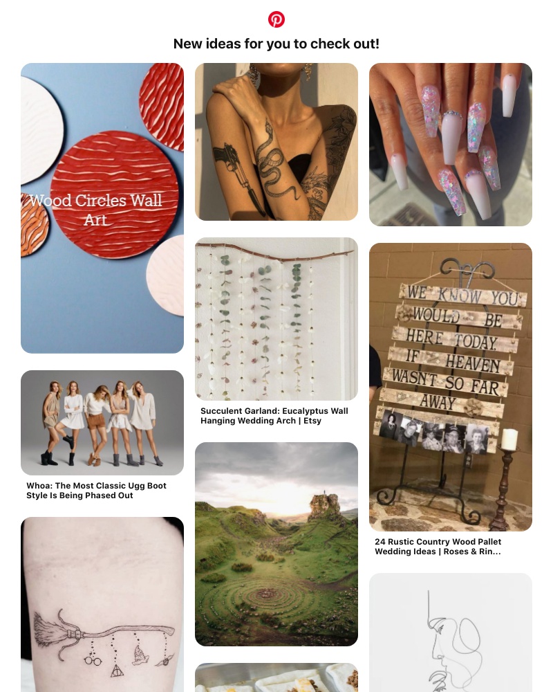 Pinterest - New ideas are ready for you