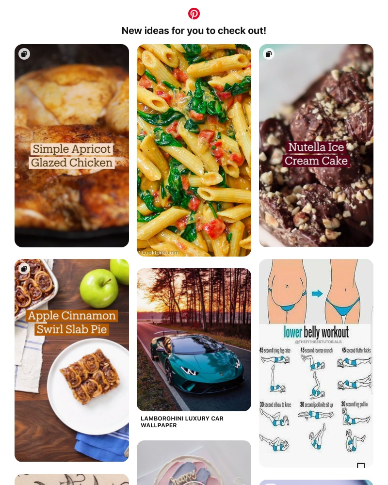 Pinterest - 📌 New ideas are ready for you