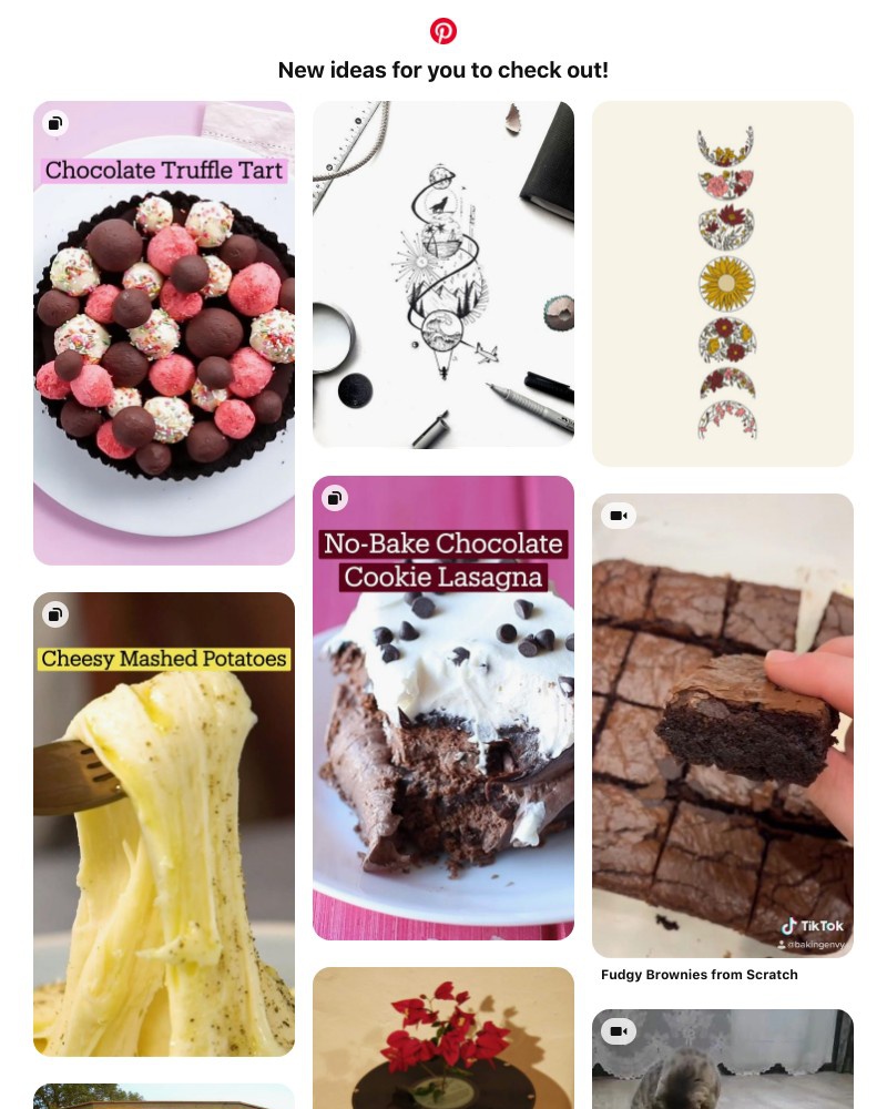 Pinterest - New ideas are ready for you