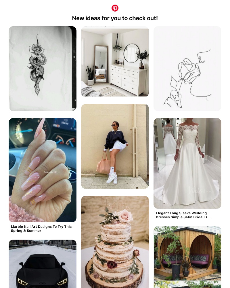 Pinterest - New ideas are ready for you