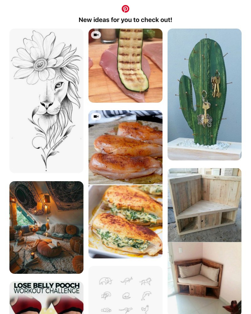 Pinterest - 📌 New ideas are ready for you
