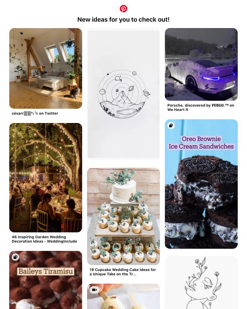 Pinterest - New ideas are ready for you