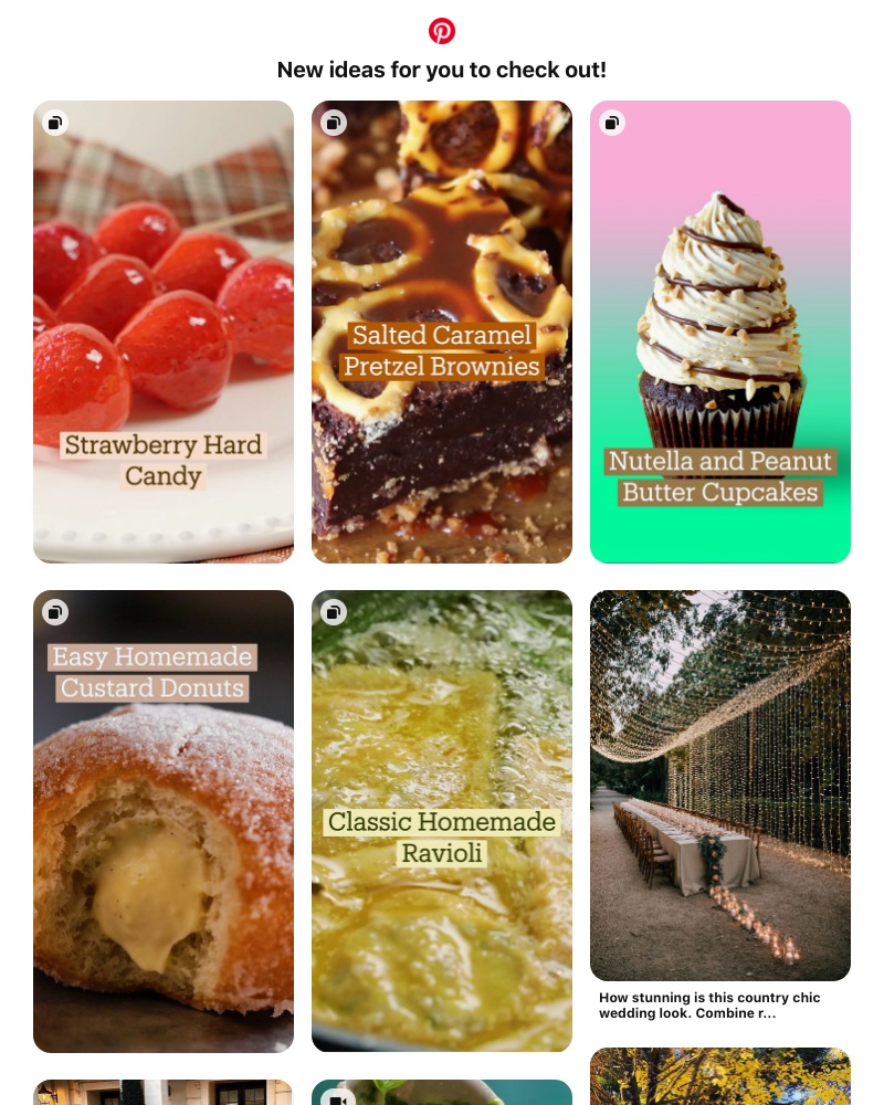 Pinterest - New ideas are ready for you