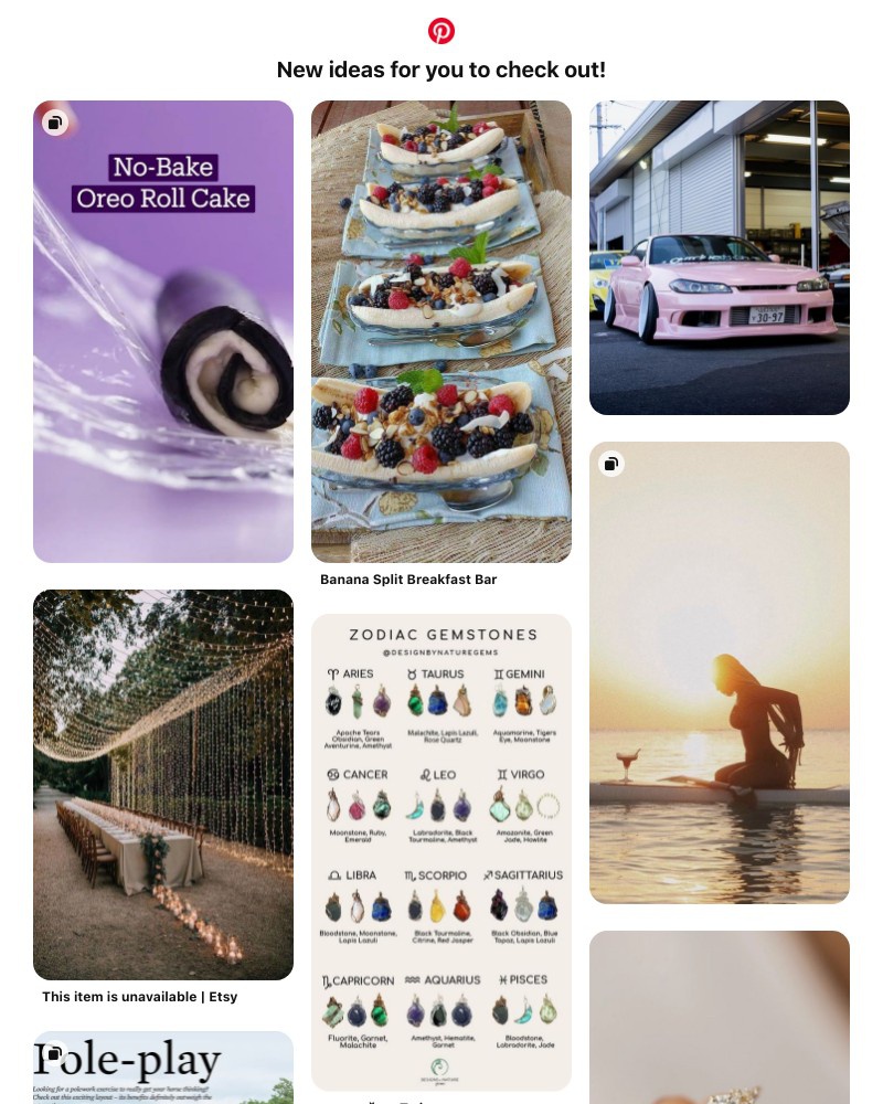 Pinterest - New ideas are ready for you