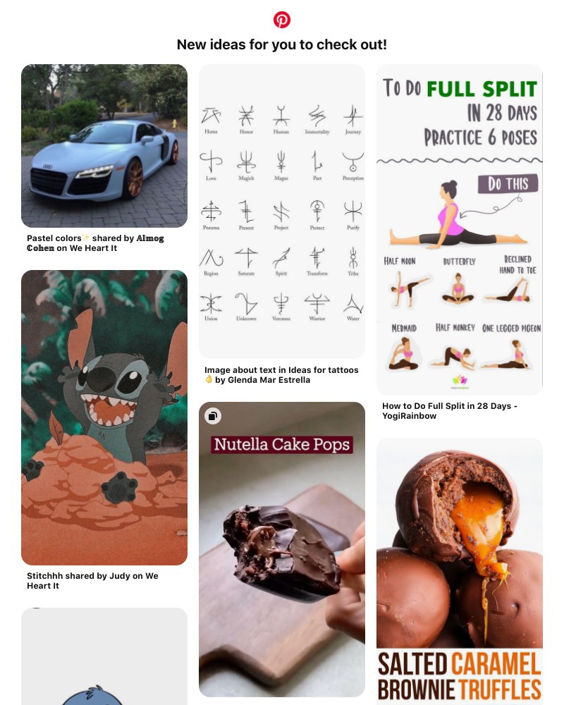 Pinterest - New ideas are ready for you