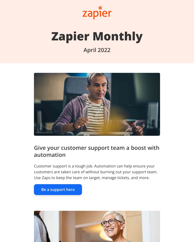 Accepting an invite on Zapier video screenshot