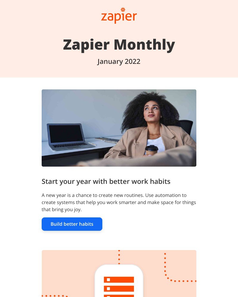 Zapier - New in January: Automate your life (and work), 9 updates, and 11 new apps