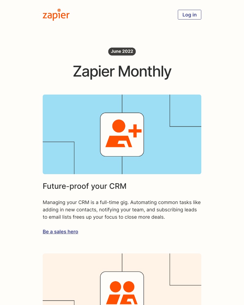 Accepting an invite on Zapier video screenshot