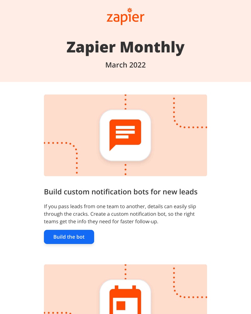 Zapier - New in March: Streamline communication at work, 6 updates, and 17 new apps