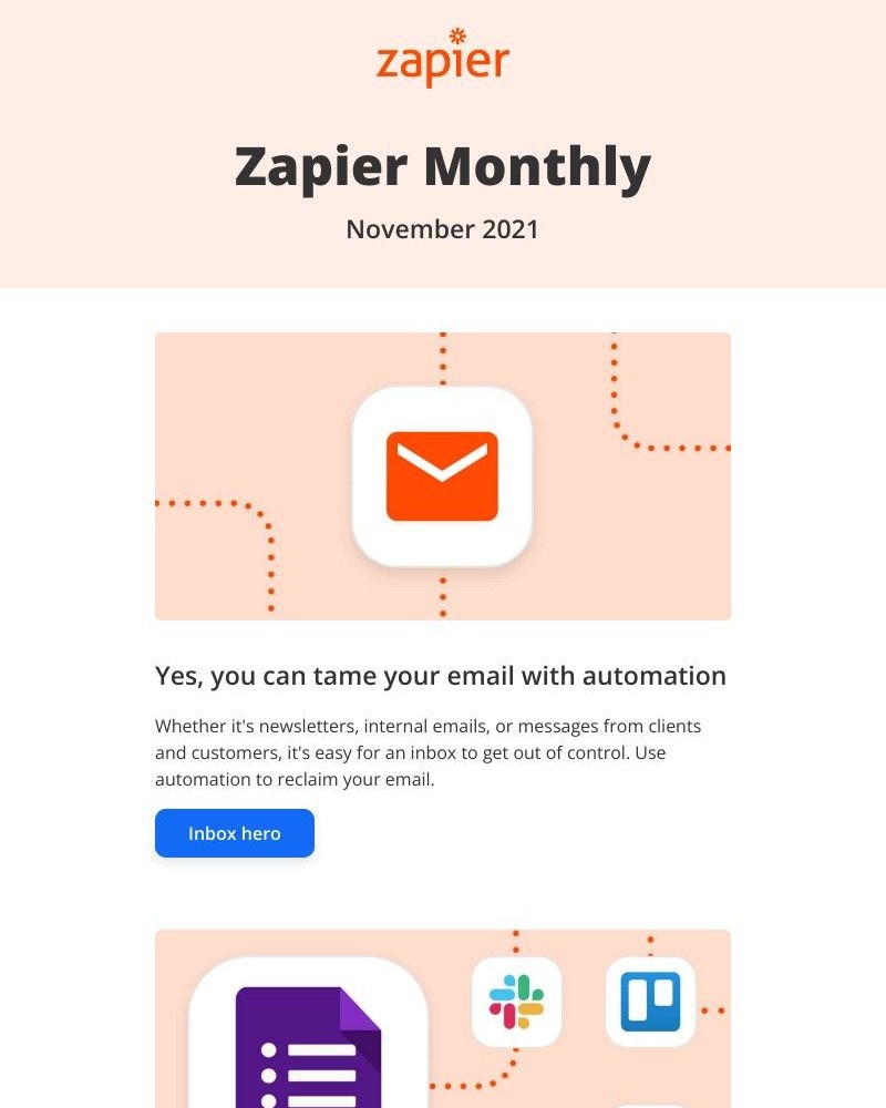 Accepting an invite on Zapier video screenshot