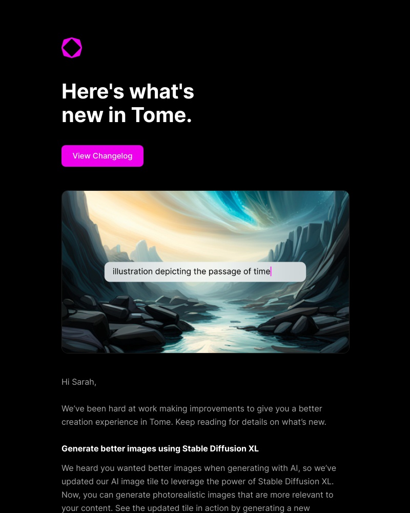 Onboarding on Tome video screenshot