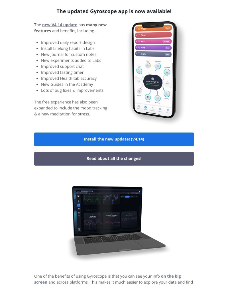 Gyroscope - New in V4.14 — Set lifelong habits, custom notes and more! 📱✨