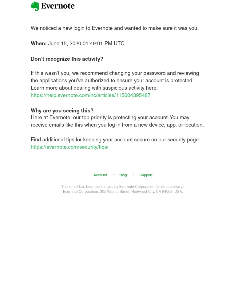Onboarding on Evernote video screenshot