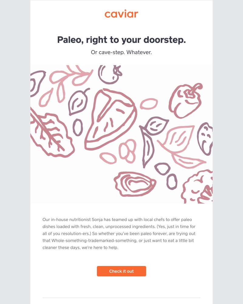 - New paleo dishes (is that an oxymoron?)