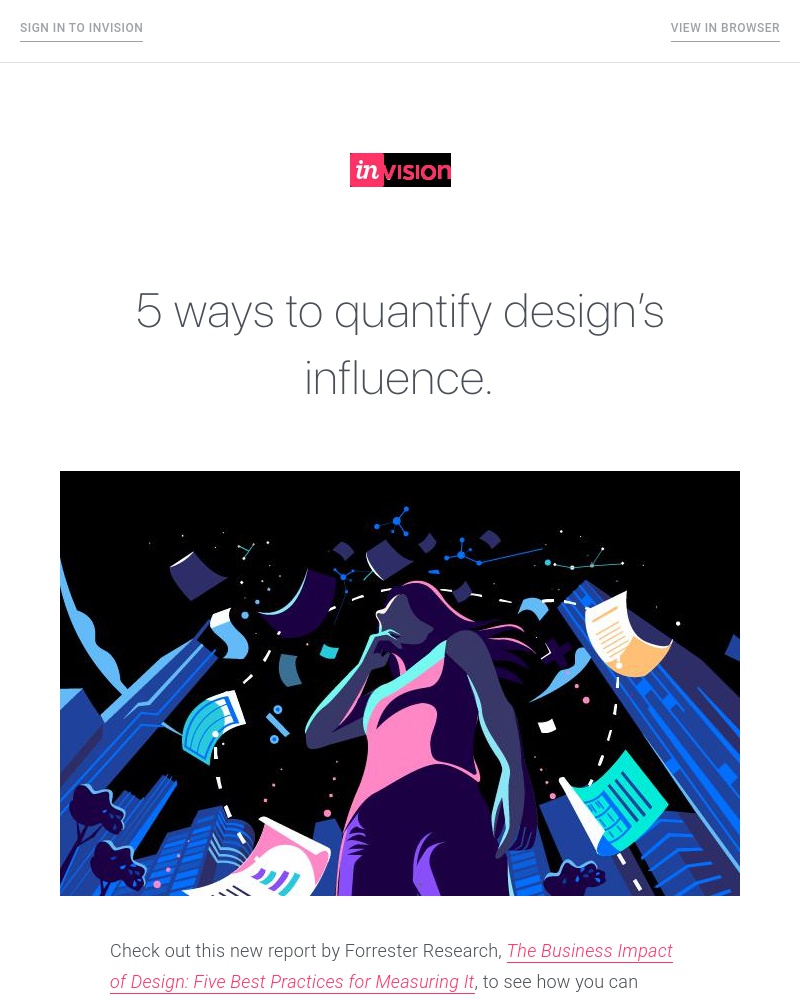 InVision - New report: 5 best practices to show design’s impact on business
