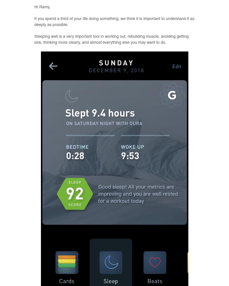 Gyroscope - New Sleep Score to help you get better rest! 🌙