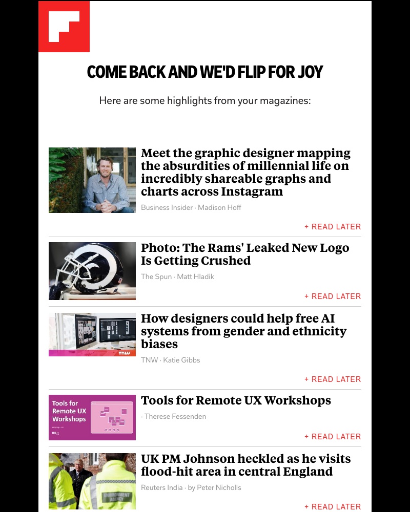 Flipboard - New stories waiting for you
