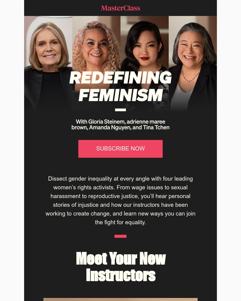  - New this week: Redefining Feminism