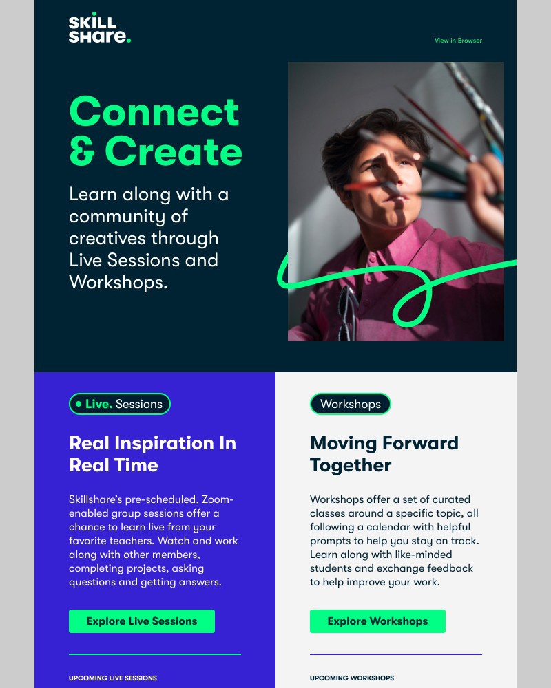 Onboarding on Skillshare video screenshot