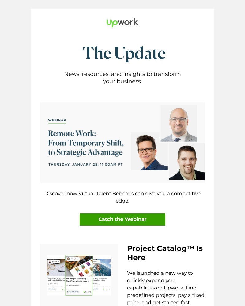 Upwork - New year. New resources. New ways to succeed.